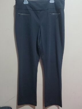 Reitmans Black Petite Ponte Pants Size 12p